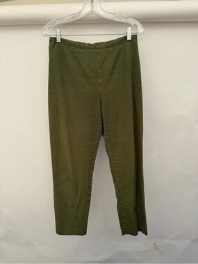 Town Clothes cotton pants in khaki green M